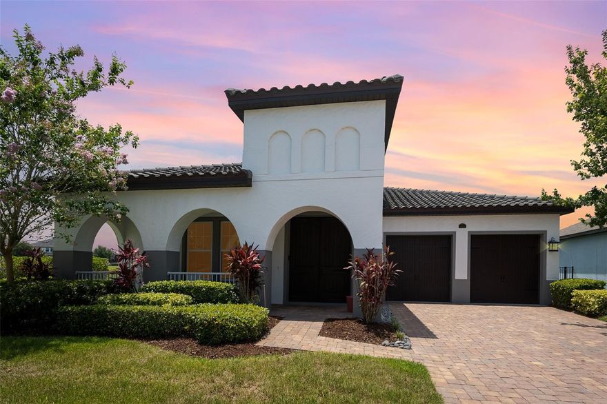 Welcome to your dream home in Twinwaters! Situated on a cul-de-sac with no rear neighbors overlooking a dry retention pond, this well-maintained one-story residence offers a remarkable living experience. With three bedrooms, three bathrooms, and a spacious 2,806 square feet, it provides ample space for comfortable living. The primary bedroom features not one but two walk-in closets for all your storage needs. Built in 2016, this residence has over $75,000 in UPGRADES. The lavish gourmet kitchen is equipped with stainless steel appliances, a built-in oven & microwave, quartz countertops, 42-inch shaker-style cabinets with crown molding, under-cabinet lighting, and a massive island, making this an excellent space for entertaining. Whether hosting a gathering or enjoying a quiet family dinner, the formal dining room sets the stage for memorable moments. Alternatively, this versatile space can easily be converted to a fourth bedroom to suit your unique preferences. Enjoy the convenience of a nearby community pool and play area, perfect for leisurely afternoons.

The accessible walking path enhances the neighborhood's appeal, allowing relaxing strolls amidst the community's charm. The covered lanai, already prewired for speakers and a TV and plumbed for a summer kitchen, makes hosting gatherings a breeze—imagine the perfect setting for unforgettable parties and outdoor entertaining. The pride of ownership is evident in every corner, as the current owner has thoughtfully maintained the home. Contact us today to schedule a viewing and experience the essence of luxury living in Twinwaters. This home is back on the market after buyer financing fell through.