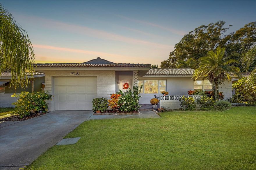 Discover your dream home in the sought-after Greenbriar community of Clearwater. This beautifully maintained 2-bedroom, 2-bathroom house is the perfect blend of comfort and convenience.  

Key Features include: Spacious floor plan with a Family/TV room; Galley kitchen with modern amenities; Impact windows throughout for added safety and energy efficiency; Updated Kitchen Cabilnets.  Stylish solid surface flooring (laminate and tile) for easy maintenance; great yard with patio and fruit tree; Front porch/patio area for additional outdoor enjoyment.; Access to the Greenbriar Club amenities, including a heated community pool, fitness center, and clubhouse.

Enjoy the perks of this community without breaking the bank with the low HOA fees ($210/year).  HVAC (2023 and 2022), Hot Water Heater (2022).
Perfectly situated for convenience, this home offers easy access to Countryside Mall, a variety of restaurants, stores, and US 19. Plus, just minutes away from the pristine shores of Clearwater Beach, Dunedin, and Honeymoon Island, making this a fabulous location for coastal living enthusiasts.

Don't let this fantastic opportunity pass you by. Make this well-maintained gem in the heart of Greenbriar your new home.