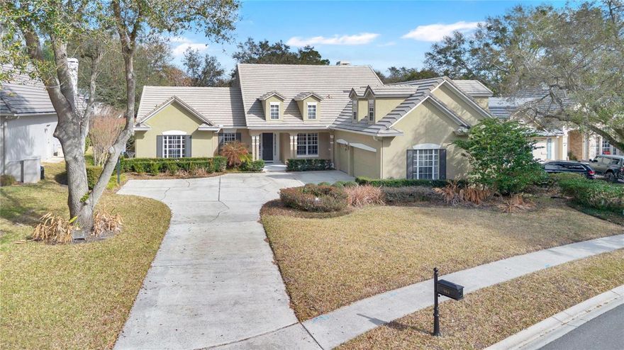 Discover this beautifully staged expansive Florida residence offering timeless architecture and more than 3,500 square feet of thoughtfully designed living space. This exceptional 5-bedroom, 4-bath POOL home includes a spacious 3-car garage and is perfectly positioned on over a third-acre cul-de-sac lot.

Designed for both comfort and flexibility, the 1st floor contains the primary bdrm, 3 additional bdrms plus kitchen, family room, formal living room and dining room.  Upstairs features a private in-law, teen or guest suite complete with its own bonus/sitting room, bedroom, and full bath—an ideal private retreat for extended family or visitors. The split floor plan provides privacy for everyone, while the expansive living areas create a warm and inviting atmosphere for gathering and entertaining. The newer open kitchen flows seamlessly into the family room, making it the heart of the home. Downstairs, you’ll also find a dedicated home office, as well as an exercise room and full bath, perfect for an active lifestyle.

Major updates include HVAC systems replaced in 2015 and 2016, and the entire home was fully replumbed in 2026 for added peace of mind.

Enjoy Florida living at its best with your oversized  private pool/spa and generous lanai and outdoor space. (Pool heater and pool light are being sold as-is.)

This elegant home combines classic charm, thoughtful updates, and incredible space—ready to welcome its next owner.

The Maitland Club is a 24 hour upscale guard gated community-  Only 10 minutes to Winter Park, Whole Foods, Trader Joe’s, the Altamonte mall and easy access to I-4.