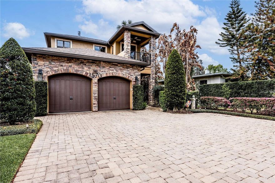 Located in the heart of Winter Park, this beautifully appointed 3,048 sq. ft. residence with saltwater pool and spa offers an ideal blend of comfort, style, and functionality. Designed for both everyday living and entertaining, the home features an open and inviting floor plan filled with natural light and high-end finishes throughout.

The gourmet kitchen is equipped with granite countertops, stainless steel appliances, gas range, center island with breakfast bar, and 42” cabinetry with crown molding, all overlooking the spacious family room with gas fireplace and French doors leading to the pool and outdoor living area.

The first-floor primary suite offers private French door access to the pool, a generous walk-in closet, and a luxurious bath featuring dual vanities, jetted soaking tub, and a large walk-in shower.

Upstairs you will find three additional bedrooms, a large bonus room (easily convertible to a fifth bedroom), two balconies, and a convenient wet bar, creating a perfect space for guests, family living, or entertainment.

Additional interior highlights include travertine flooring on the main level, tray ceilings, solid wood doors, extensive crown molding, built-in closet shelving, updated lighting, and dual tankless energy-efficient gas water heaters.

The private outdoor area is designed for Florida living with a heated saltwater pool and spa, outdoor shower, summer kitchen hookups, and spacious green yard ideal for relaxing or entertaining.

This exceptional property offers a rare opportunity to enjoy luxury living in one of Winter Park’s most desirable locations.