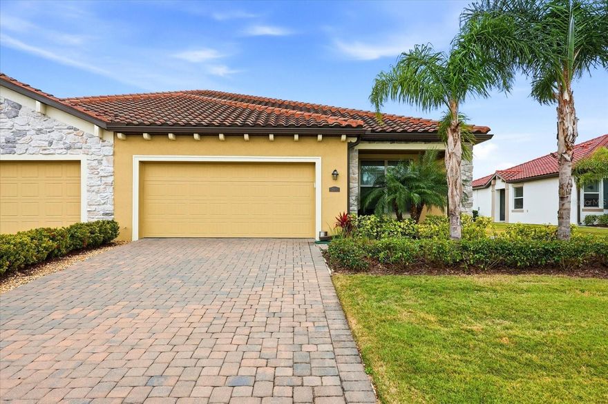 This Beautiful VILLA located in the highly sought-after ARBOR GRANDE in Lakewood Ranch. This well-appointed residence features two bedrooms, two bathrooms, an oversized den, and a dedicated dining room, all designed around a bright, open floor plan with expansive views that fill the home with natural light. The adjoining Villa 2607 AVOLET COURT is ALSO available for sale, ideal for families needing a PAIR OF VILLAS!
The airy kitchen is beautifully finished, equipped with natural gas, and flows seamlessly into the main living and dining areas—ideal for both everyday living and entertaining. The versatile den or office can easily be converted into an additional guest bedroom if desired.
Situated just steps from the resort-style pool and spa, residents also enjoy access to pickleball courts and a private dog park. Arbor Grande is a gated community of just 122 distinctive villas, each showcasing unique color schemes and architectural details, including tile roofs and paver driveways.
This maintenance-free community offers a relaxed Florida lifestyle with lawn care and exterior maintenance included. Amenities feature a first-class fitness center, community clubhouse, pickleball, sand volleyball, and bocce ball courts. Arbor Grande also offers three private gated accesses to BOB GARDNER PARK which includes scenic walking trails, playgrounds, soccer fields, and a frisbee golf course.
Highly rated schools, on-site management, and an active social calendar make this an exceptional place to call home. A short drive brings you to Lakewood Ranch Main Street, Waterside Place, University Town Center, as well as numerous golf and sporting venues. Easy access to I-75 allows you to reach world-famous Gulf Coast beaches in under an hour.
This like new freshly painted villa is move-in ready for you to call home! 
Your SUNNY Florida lifestyle begins here!