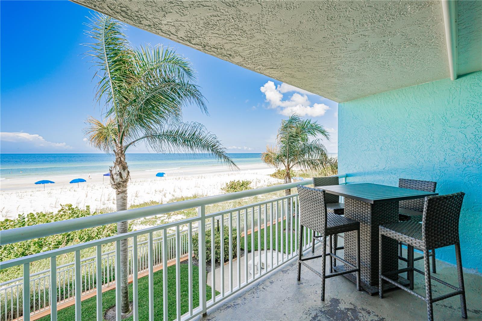 Gulf-Front Gem in Indian Shores – Chateaux 105 -Step into resort-style living with this freshly updated, FIRST-FLOOR condo offering breathtaking Gulf views and direct beach access at The Chateaux. Ideal for investment or a serene coastal retreat!
Highlights at a Glance: Prime location: One-bedroom, one-bath unit on the first floor—just steps from soft, sugary sands. Bright & breezy: Ceiling-to-floor sliders fill the space with natural light and open onto a private balcony overlooking the Gulf. Modern comfort: New granite countertops grace a full-size kitchen with dishwasher, microwave, oven/stove, and plenty of storage. Smart layout: Bedroom accommodates two queen beds and includes a wall-mounted TV and cable. Bathroom features dual access (hall/bedroom) and a tub/shower combo. Entertainment-ready: Living room is equipped with a 50 inch flat-screen TV, DVD player, and comfy seating for gathering. Turnkey amenities: Free (Association provided) high-speed Wi-Fi, and on-site app-operated laundry make day-to-day living easy. Building perks: Heated beachfront pool with shaded and sunny lounge areas, restrooms, outdoor shower, built-in gas grill, elevator, and quick-stair access. Vacation conveniences: Non-smoking unit, no pets allowed. Why You’ll Love It: This inviting condo combines beachfront charm with contemporary upgrades—a perfect match for buyers seeking rental income or a carefree Florida retreat. With its turnkey appeal and full suite of amenities, this unit is rental-ready and primed for repeat guests. The peaceful setting of Indian Shores paired with the convenience of modern living creates a rare, desirable opportunity. Sleeps 4 (2 queen beds), 1 bath (dual-entry tub/shower), Fully equipped kitchen, 2 TVs (living & bedroom), Balcony with sweeping Gulf vistas. Community Amenities: Heated beachfront pool with outdoor shower/restrooms, Gas grill and patio lounge, Covered parking, elevator, laundry facilities
Don’t miss this turnkey beach retreat—whether you're envisioning exciting rental returns or your personal coastal haven, Chateaux 105 delivers effortless Gulf-front living. Schedule your showing today!