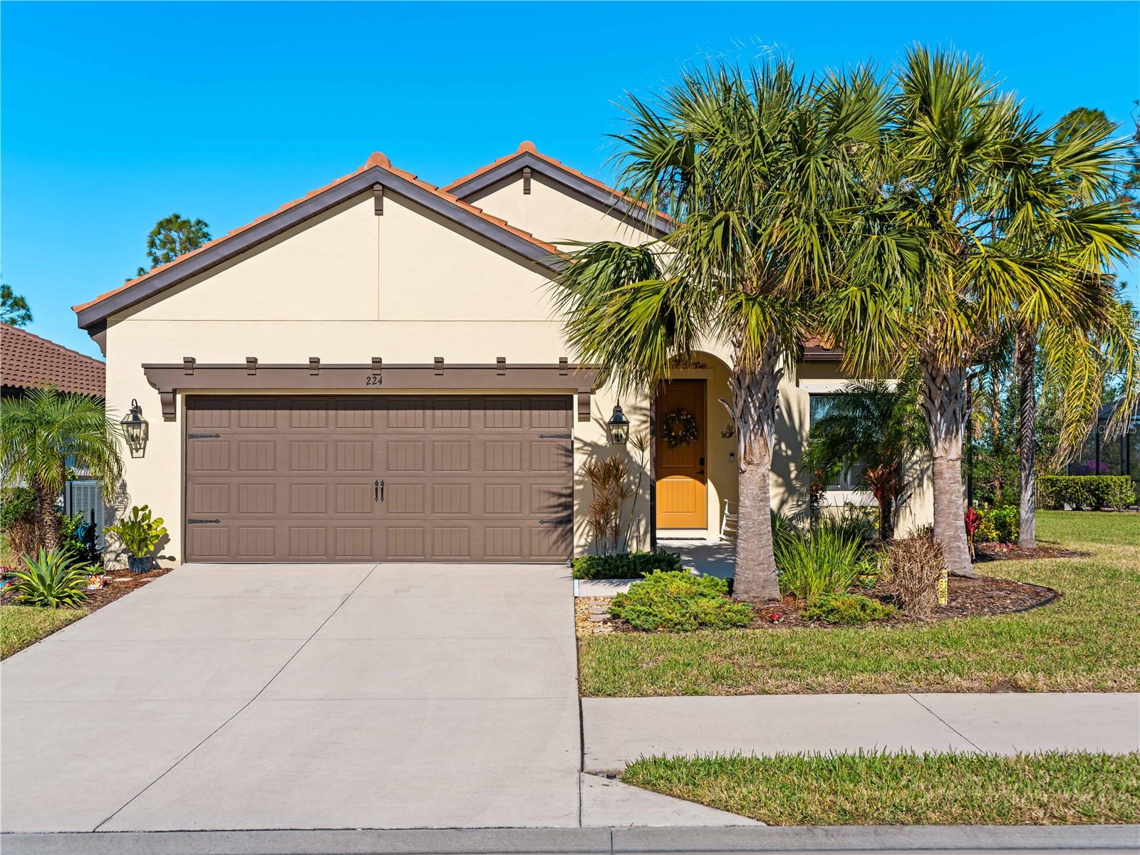 Stunning Home with Unmatched Views and Privacy in a Serene Community.
Welcome to your TURN-KEY Furnished dream home where every step inside reveals a new delight. Upon entering through the front door, you're immediately greeted with a breathtaking view that stretches through the open layout, leading your eyes directly to the inviting lanai and sparkling pool.
The home's design is perfect for entertaining. The open concept living room, kitchen, and dining area foster great family interaction, making every moment spent here special. The butler's pantry has proven invaluable for hosting gatherings.
Location is key, and this home excels with its proximity to amenities both behind the gates of the community and in the greater Venice area. Walk to the post office, enjoy friendly matches at the pickleball courts, or relax in the resort-style pool and spa area—all within easy reach. For nature enthusiasts, a scenic nature path winds around the community, offering glimpses of various birds and wildlife, enhancing your outdoor experience. Beyond the gates of Vicenza you’ll find yourself within minutes of the best beaches, restaurants, shops and entertainment that Venice has to offer!
Sunset lovers will adore the nightly spectacle from the comfort of your expansive lanai. The colorful skies set a perfect backdrop for relaxation or evening entertainment. Privacy is not compromised here; pitch apple hedges flank the lanai, with only the preserve behind, ensuring your tranquility while you enjoy the pool and outdoor living space.
The extended lanai provides additional shaded areas for summer relaxation, blending indoor and outdoor living seamlessly through large, 8-foot sliding glass doors that enhance the sense of space throughout the home.
For those moments of solitude, the leisure room offers a peaceful retreat, ideal for reading or enjoying some quiet time.
This home is not just a place to live but a lifestyle to embrace. Experience the beauty, privacy, and community amenities that make this property truly special. Make it yours and start creating your own memories in this haven of comfort and style.