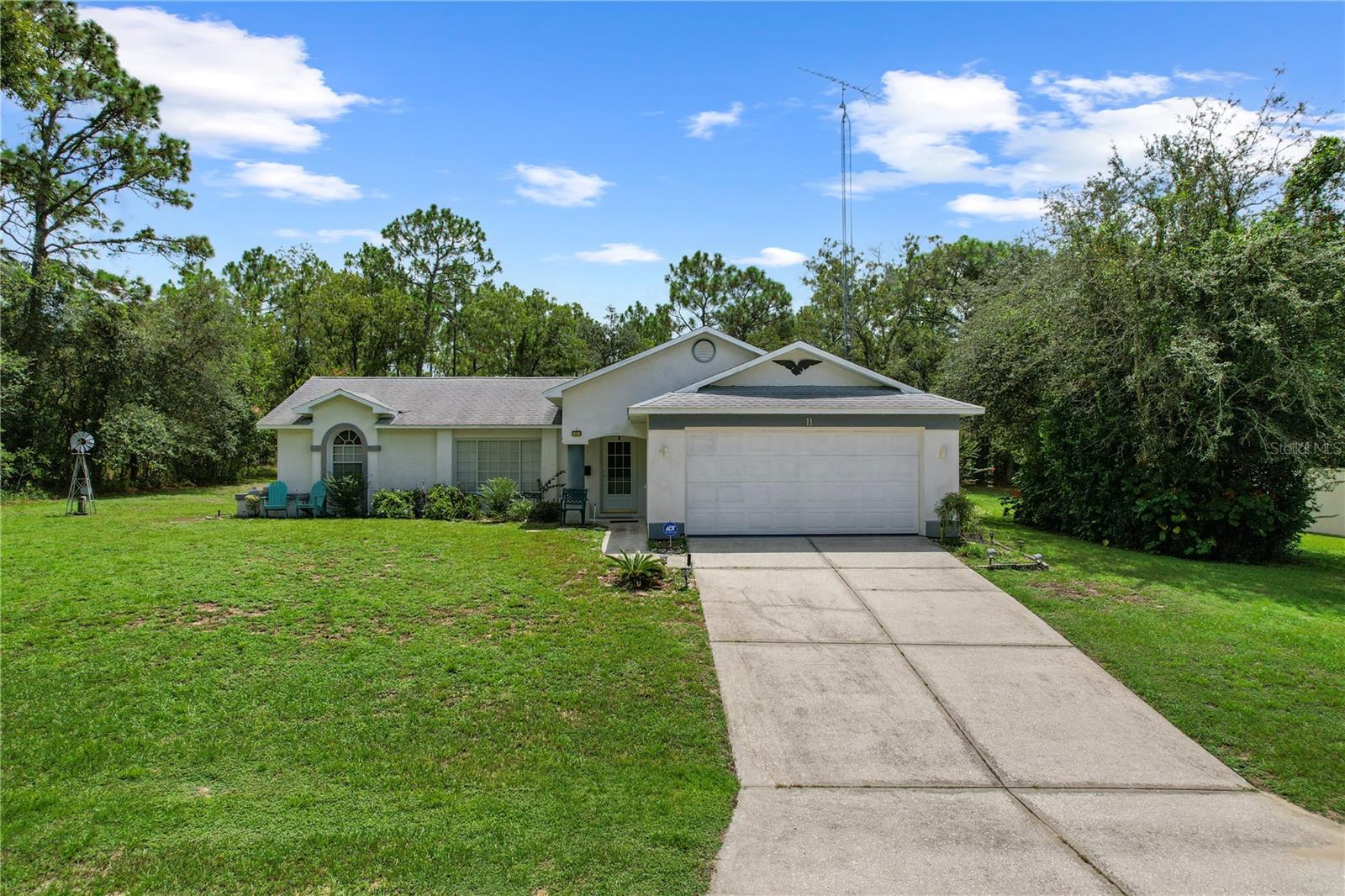 Looking for peace, privacy, and convenience? This spacious 3-bedroom, 2-bath pool home sits on a quiet cul-de-sac and backs up to tranquil woods—no rear neighbors! Inside, the open living and dining area with newer LVP flooring is perfect for entertaining and flows right out to the screened-in pool and oversized lanai, ideal for relaxing weekends. The master and second bedrooms both feature walk-in closets, with the secondary bedroom closet large enough to serve as a versatile flex space or home office. With easy access to the Suncoast Parkway and US-19, you’ll be close to shopping, dining, and endless outdoor recreation. Your perfect retreat awaits in Sugarmill Woods!