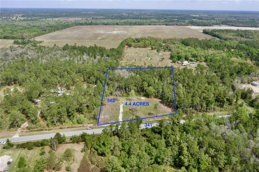 HARD TO FIND 4.4 ACRES w/ Well, Septic & Power Pole(permitted originally 1995)! Approx 1.5 acres is cleared with wood buffer surrounding the property. Citra, Florida is known as the home of the pineapple orange, (originally called the Hickory orange) a name coined in 1883 for an orange (fruit) with an aroma reminiscent of the pineapple. Citra has two buildings on the National Register of Historic Places: The Citra Methodist Episcopal Church and the Armstrong House. It is home to a University of Florida Institute of Food and Agricultural Sciences plant research facility. Some funs things to do include visiting Animal Rescue Sanctuary or stop by The Orange Shop for fresh squeezed Florida Orange Juice or some cool merchandise. Skunkie Acres offers horse back riding and every local loves visiting Crones Cradle Conserve with great outdoor gardens and country store full of local homemade foods and stuff. Located just short drive to Ocala or Gainesville, don't miss this great property surrounded by horse country.
