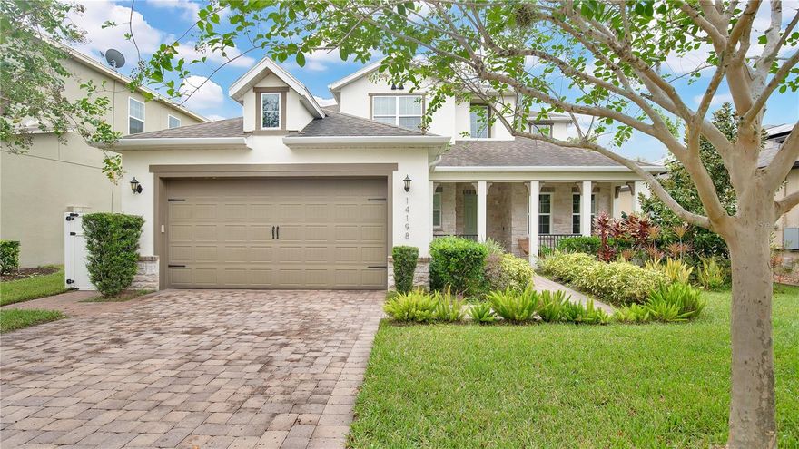 **Seller currently has a 3% interest loan on the house that they are willing to work out a sub to with buyers. Down payment requirement 50%**

Better than new! Welcome to the only custom home in Bradford Creek. This custom floor plan is one of a kind and is the only one like it in Bradford Creek. Enjoy living on the quiet and peaceful preserve which is protected by the city of Winter Garden and have peace of mind knowing you won't ever have rear neighbors behind you (except the birds and rabbits which love to make an appearance quite a bit). Inside you'll find tons of upgrades starting with the car lovers dream garage (which used to double as a man cave). The entire 3 car garage has garage trac flooring, a pull down screen door for those cool FL days, a mini split system and pre-wired for a TV. Inside you'll find a wine cellar that can store up 54 bottles of wine with room to add more plus storage, hardwood floors throughout the entire home (except bathrooms), two screened in patios (one upstairs and one down), a fire pit area for those few but incredible cool FL nights, beautiful paneled wood built in entertainment area, split plan with primary bedroom downstairs for plenty of privacy, oversized bedrooms upstairs, a huge loft that is ready for your built ins of choice, a guest room nook and room that has a private entrance to the upstairs patio (could easily turn this into a guest suite with one small drywall addition). There is an enormous oversized bonus patio in the back that is perfect for entertaining, a beautiful potted garden or both! Owners have inquired about putting a pool in back and confirmed there is room if you remove the bonus screened in patio. 2 years of Safe Touch alarm monitoring are included with the sale. Security system is installed throughout the home. The location can't be beat. 4 minutes to Winter Garden Village where you'll find everything you need and only 7 minutes to downtown Winter Garden. Excellent schools nearby, bike to the grocery store and only 3 minute drive to the hospital. Enjoy living in a calm and convenient location with plenty of room for everyone. See Realtor remarks for additional info.