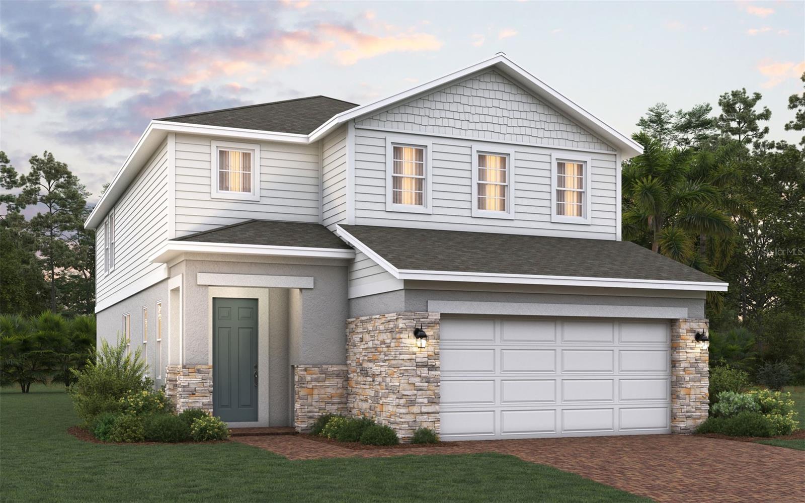 Under Construction. Beautiful DeLeon 4 bedroom 2.5 bath 2356 sq. ft home. All the upgrades you expect including quartz countertops throughout, upgraded tile throughout 1st floor and upgraded cabinets. The first floor offers an open concept kitchen, family room, dining area, bedroom and full bath. Upstairs you will find a loft area, 3 bedrooms, full bath and primary suite with walk in closet and luxury rainhead shower. Don't miss your opportunity to own in Trinity Lakes offering a community pool, fitness center, playgrounds, community room, walking trails, dog park and lakefront pier. Enjoy the convenience of being just a few miles from the turnpike and downtown Clermont.