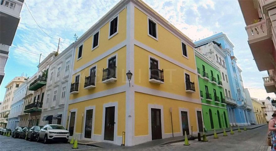Welcome to the potential of Old San Juan with this extraordinary mixed-use property located in the heart of one of Puerto Rico’s most iconic districts. This exceptional building offers three tastefully appointed apartments that marry modern convenience with timeless elegance, perfect for those seeking a top urban lifestyle. This building has a perfect retail space on the ground floor is poised to attract foot traffic from the bustling streets lined with vibrant colors and rich textures.

Old San Juan is a tapestry of history and culture, where cobblestone streets lead to culinary treasures and boutique shops, creating an atmosphere that is both dynamic and inviting. This property presents a rare opportunity for investors to tap into an area renowned for its unique character and thriving community. Whether you're looking to broaden your investment portfolio or launch a venture that embraces the spirit of Puerto Rico, this building is a gateway to endless possibilities in a location that never goes out of style.