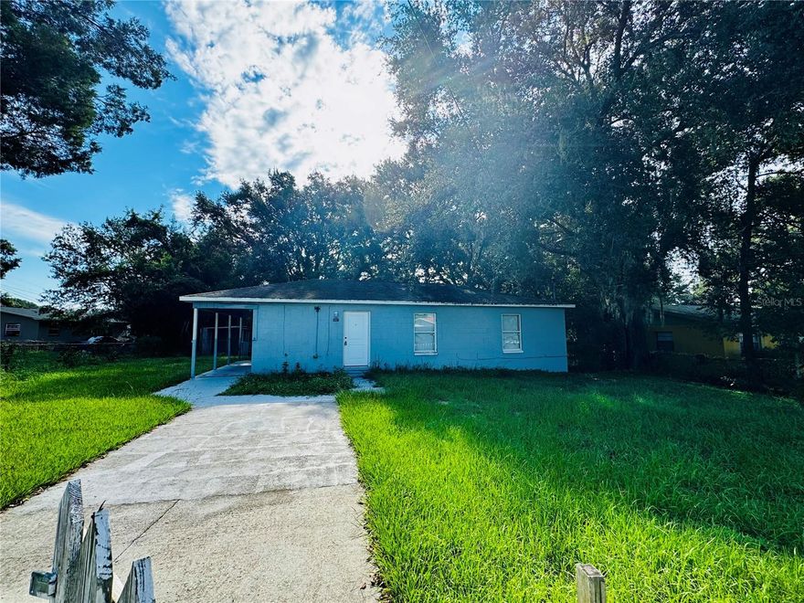 Welcome to this charming 3 bedroom 1 1/2 bath home featuring a fully fenced yard, side porch, perfect for privacy and outdoor enjoyment. Inside, you'll find ceramic tile flooring throughout, making maintenance a breeze while adding a clean, modern touch. The home is equipped with Central A/C for year round comfort and includes an inside laundry room for added convenience.With plenty of space both indoors and out.This property is ready to be your next home.