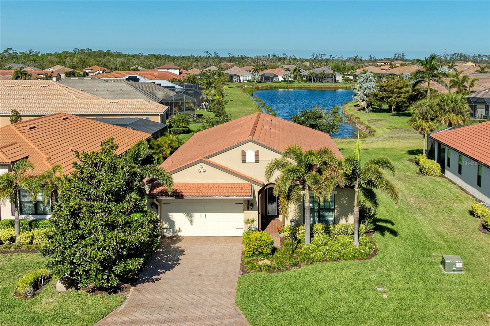 Offered unfurnished, move in ready, and meticulously maintained rental with a thoughtfully designed layout that is both functional and elegant. With high ceilings, an open-concept design, and breathtaking lake views, this home is sure to impress from the moment you step through the front door. Inside, you’ll find 3 spacious bedrooms, 3 full bathrooms, a large great room with a combined dining area, and office / flex room. The gourmet kitchen features stainless steel appliances, stained wood cabinetry, granite counter tops, and a beautifully designed backsplash. Hurricane-rated impact windows and doors provide peace of mind, while the extended lanai offers the perfect space for entertaining. Located in the Lakewood Ranch/Bradenton/Sarasota area within the highly sought-after Rosedale Golf & Tennis Country Club that has something to offer everyone. With the social membership you can enjoy amenities of tennis, bocce courts, 22,000 square foot clubhouse with a heated junior-size Olympic swimming pool, fitness center and daily workout classes and access to personal trainers. The Clubhouse features a full-service restaurant that hosts numerous social events and activities throughout the year. For the avid golfer, Rosedale Golf and Country Club offers various levels of golf memberships or you can pay to play and readily get a tee-time. Rent includes cable & internet, lawn maintenance, and pest control. Community has 2-24/7 manned gates, 2 dog parks, conveniently located just east of I-75 off SR-70 in the Lakewood Ranch/Bradenton/Sarasota area- centrally located to restaurants, UTC mall, the Sarasota/Bradenton airport, great schools, and some of the best beaches in the country! Schedule your private showing today!