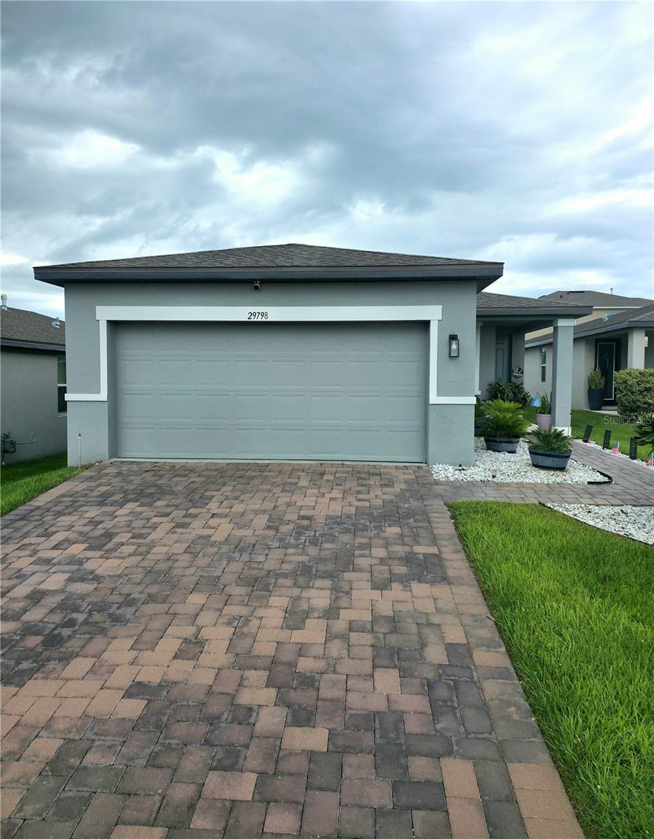 Experience refined Florida living in this elegant 4-bedroom, 2-bath residence nestled in the sought-after community of Lake Denham Estates. Boasting 1,700 sq. ft. of thoughtfully designed living space, this home offers an open-concept layout, a gourmet-inspired kitchen, and a fully fenced backyard ideal for private gatherings or serene evenings outdoors. The 2-car garage provides both function and style, while the community enhances everyday life with amenities including a sparkling pool, playground, and outdoor fitness area. Perfectly situated just 15 minutes from The Villages premier shopping, dining, and entertainment experience, 30 minutes from the charm of Mount Dora and Tavares, and within an hour of Orlando. Discover the perfect blend of comfort, convenience, and sophistication in this move-in ready home. Schedule your private showing today!
