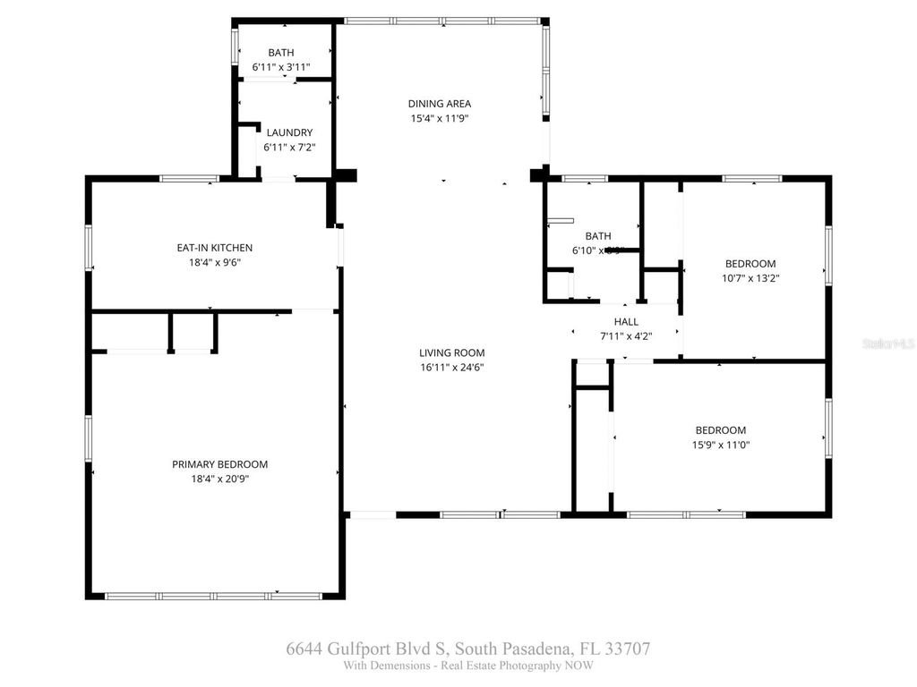 Photo of 6644 Gulfport Boulevard S, South Pasadena, FL 33707 (MLS # TB8461247)