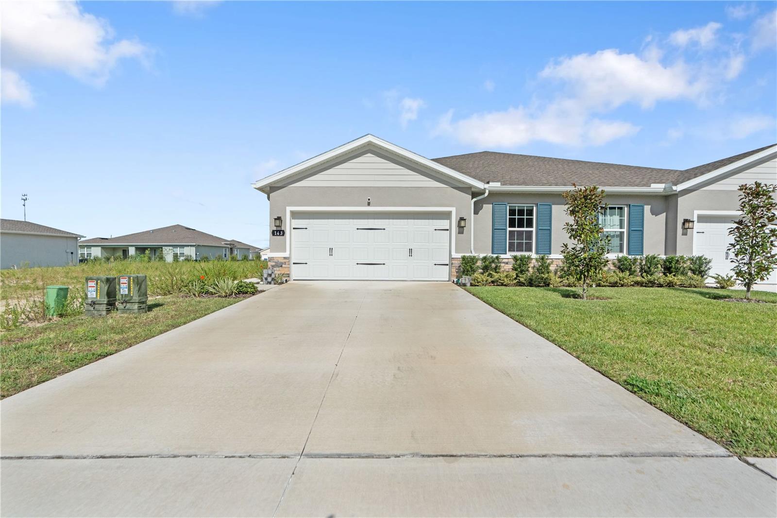 DON'T WANT TO WAIT FOR A NEW HOME TO BE BUILT? THEN THIS IS WHAT YOU ARE LOOKING FOR!! LOCATED IN PARK RIDGE VILLAS, THIS BEAUTFUL 3 BEDROOM 2 BATHROOM 2 CAR GARAGE HOME IS WAITING FOR ITS NEW OWNERS!!! HOME WAS COMPLETED THE END OF 2024 SO EVERYTHING IS LIKE NEW, SELLER HAS ADDED GUTTERS, CEILING FANS, WATER SOFTENER, AND A COZY SCREENED IN PORCH TO ENJOY SIPPING COFFEE. FROM THE MOMENT YOU WALK IN YOU WILL FALL IN LOVE, THE LARGE ISLAND OVERLOOKS THE LIVING ROOM WHICH MAKES GREAT FOR ENTERTAINING. YOU WILL LOVE THE SPACIOUS OWNERS SUITE AND BATHROOM AND CAN'T FORGET THE LARGE WALK IN CLOSET!! NEW STAINLESS APPLIANCES. INSIDE LAUNDRY ROOM ARE JUST SOME OTHER BONUSES!! THE COMMUNITY HAS A WALKING TRAIL AND PICKLE BALL COURT. CLOSE TO SHOPPING, DINING AND THE EXPRESSWAY. NO CDD'S AND NO FLOOD ZONE. HURRY AND SCHEDULE YOUR SHOWING TODAY!!!!