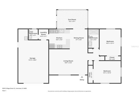 Tiny photo for 9529 E Village Green Circle, Inverness, FL 34450 (MLS # O6369193)