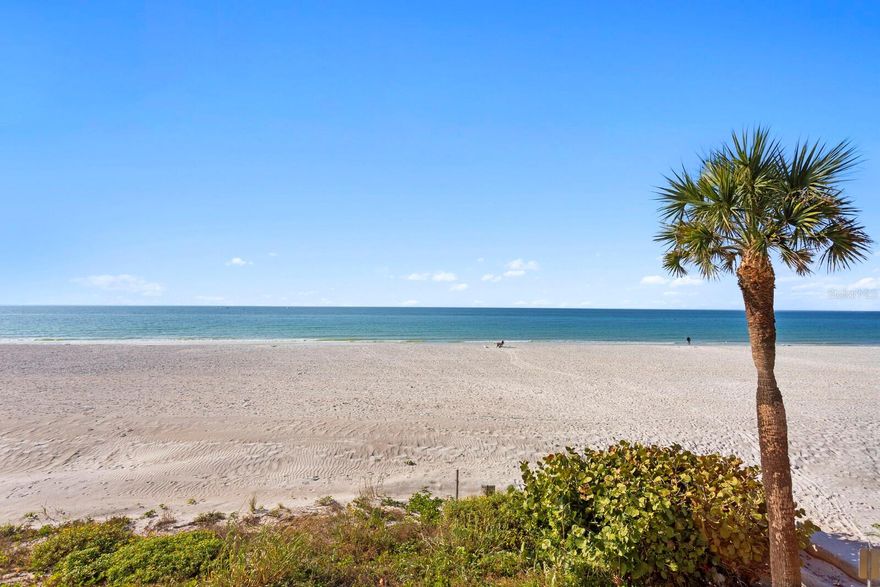 Discover pure coastal bliss in this breathtaking beachfront condo at Sereno Del Sol in Belleair Beach. This 2-bedroom, 2-bathroom gem has been beautifully updated with a coastal style. Enjoy stunning views from the kitchen, dining room, living room, and master bedroom. Relax on the balcony or head to the beach for daily sunsets. With secured lobby entrance and an elevator, this winter getaway is perfect. Take a dip in the heated pool and unwind in the covered breezeway. Conveniently located near Clearwater Beach and Central Florida attractions, with easy access to Tampa and St. Pete/Clearwater airports. Embrace the relaxed lifestyle of Belleair Beach or venture to the excitement of Clearwater Beach. Start living the Florida beach life today! RATES DEPEND on length of stay and time of year. Any terms less than 6 months subject to 13% tourism taxes in addition to the monthly rental rate. Credit and background check required. Sorry no pets or smoking allowed. **BE SURE TO SEE ZILLOW 360 TOUR IN VIRTUAL LINKS**