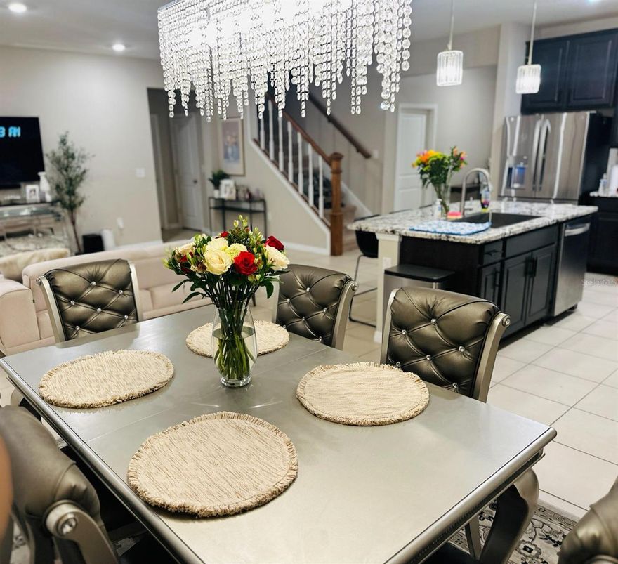 FOR RENT – EPPERSON RANCH  4BR/3BA  LAWN CARE & INTERNET INCLUDED
Welcome to sunny Florida living in the highly desirable Epperson Ranch community! This 2020-built, two-story single-family home features 4 bedrooms, 3 bathrooms, a 2-car garage, and a fully fenced yard—designed for comfort, privacy, and effortless living.
Interior Features:
- Open-concept layout with spacious living and dining areas
- Modern kitchen with stainless steel appliances: refrigerator, dishwasher, electric range, microwave
- Owner’s suite with ensuite bath, located privately at rear of home
- Upstairs laundry room with washer and dryer included
- Covered lanai for outdoor enjoyment
Included in Monthly Rent:
- Lawn care
- Basic cable and internet
Community Amenities:
- Eagle’s Nest Park
- Dog park
- Golf cart-friendly paths
- Access to Epperson Lagoon (subject to membership)
Location Highlights:
- 10 minutes to KRATE outdoor mall
- 35 minutes to Downtown Tampa
- 45 minutes to Tampa International Airport
- 90 minutes to Orlando & Walt Disney World
- 15 minutes to major shopping centers
Property Details:
- Type: Single Family Residence
- Year Built: 2020
- Stories: 2
- Garage: 2-car attached
- Driveway: 2-car capacity
- Lot: Fully fenced
- Pets: Subject to approval
Remarks:
Escape the cold and enjoy year-round sunshine in this beautifully maintained home. Ideal for families, remote professionals, or anyone seeking resort-style living with easy access to Tampa and Orlando.