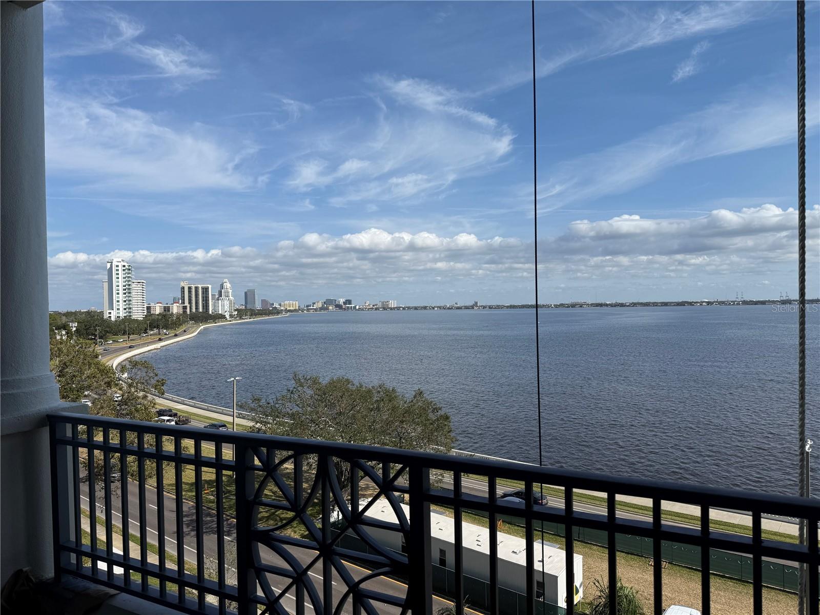 Beautiful, completely renovated 3 bedroom condo with unobstructed water views of Bayshore Boulevard and Tampa Bay.