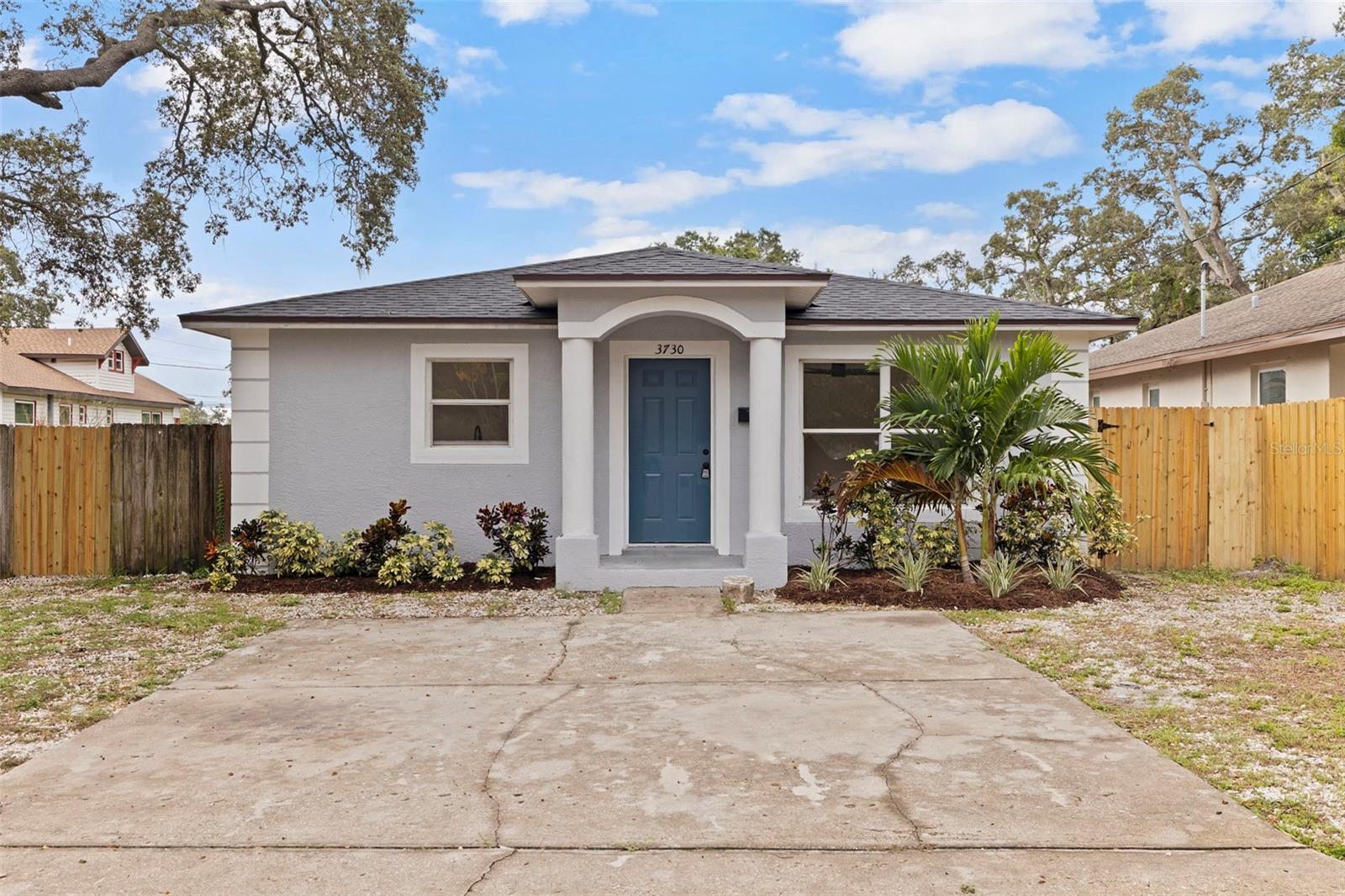 Welcome to your beautifully updated 3-bedroom, 2-bathroom oasis in sunny St. Petersburg, Florida! This 1,200 sq ft gem offers the perfect blend of modern upgrades and coastal charm. This home has it all! A brand-new kitchen with sleek cabinetry, contemporary finishes, and plenty of counter space for cooking and entertaining and brand new stainless appliances; new luxury vinyl flooring throughout, giving the home a fresh, cohesive look; new bathrooms with updated fixtures and elegant tile work; roof replaced in 2024 and a brand new HVAC is scheduled to be installed; the open layout that flows seamlessly from room to room is ideal for gatherings or quiet nights in; the fenced yard perfect for pets, play, or weekend BBQs. This home is located just minutes from downtown St. Pete, world-class beaches, and vibrant local dining, this move-in-ready home is a rare find in a hot market. Whether you're a first-time buyer, downsizing, or looking for a vacation retreat, this property checks all the boxes.