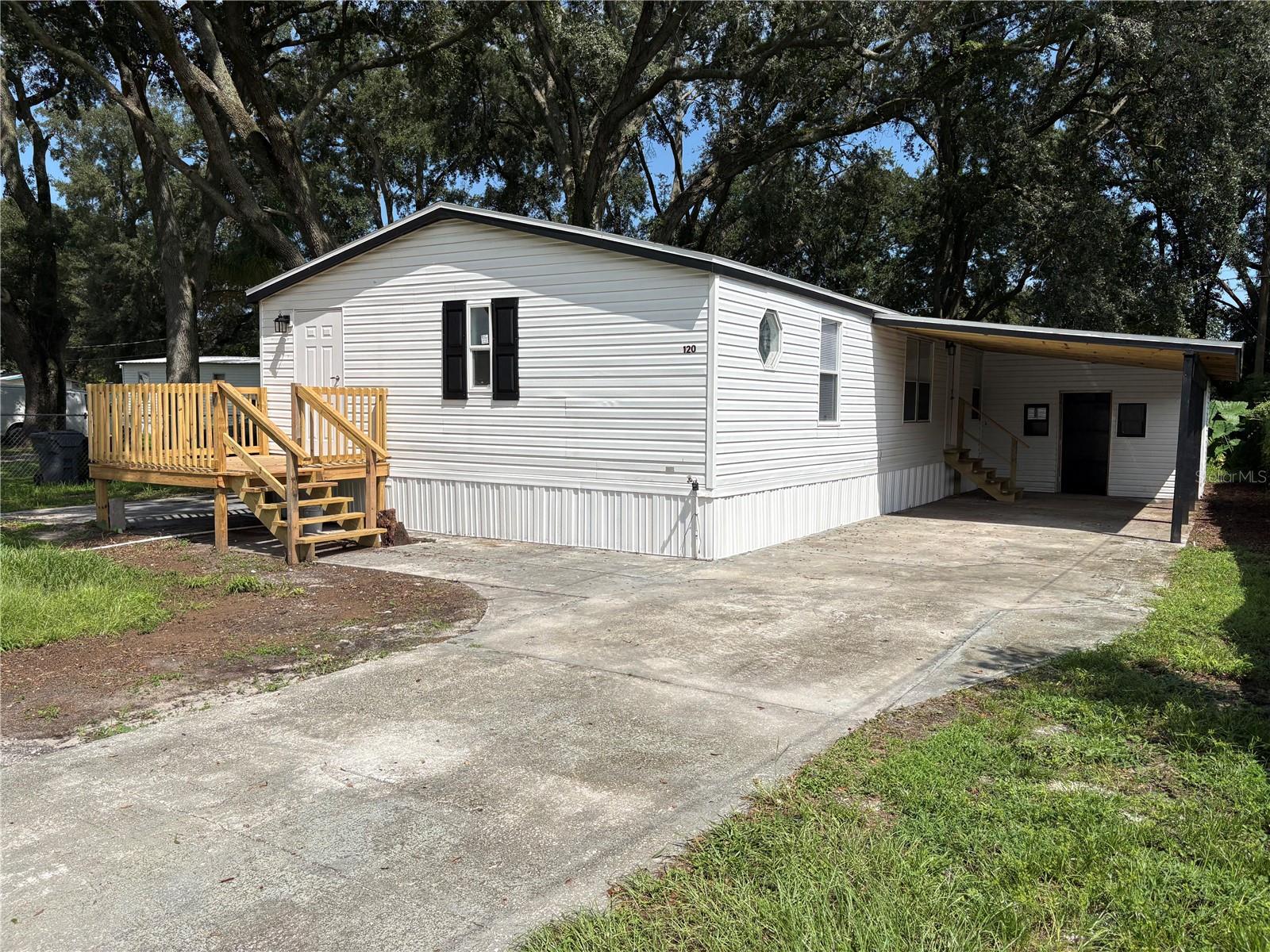 Move-In Ready 3 Bedroom Home – No HOA!
Beautifully updated 1991 manufactured home featuring 3 bedrooms, 2 baths, and 1,152 sq. ft. of comfortable living space situated on a high and dry .27-acre lot. Step inside to find a fresh, modern feel with new interior paint, brand-new carpet & vinyl flooring, updated bathrooms, and a stylish kitchen with new cabinets.
Major updates provide peace of mind, including a new roof on the home, carport, and shed, along with a new AC system and ductwork. Additional highlights include a carport, enclosed storage room, new deck, steps, skirting, and ample outdoor space to enjoy.
Conveniently located in a No Flood Zone, this property has septic and county water. With No HOA restrictions, you’ll enjoy more freedom and flexibility.
Financing options available: FHA, Conventional, and VA.