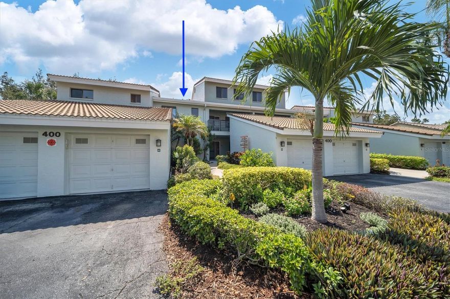 Peace – that’s what you’ll feel with this move-in ready condo near the beach. Tropical plants greet you along the walkway up to the front door. This second-floor condo has a spacious kitchen, an open dining/living room, and three bedrooms. As you open the door, your eyes will be drawn to the recent attractive kitchen updates – solid wood cabinets, quartz counters, stainless steel appliances, and luxury vinyl flooring. Enjoy your breakfast at the bistro while overlooking the lake. The open room has a vaulted ceiling, plus three sliders to a screened lanai which provides great views overlooking the lawn, mature trees, and in the distance, the community pool. The floors in the main area are all new luxury vinyl plank and the bedrooms have carpet. The three bedrooms have modern sheer fabric blinds and the closets each have a California organizer system. Both bathrooms have been updated and have quartz countertops. This condo is located within walking distance to the clubhouse, pool, fitness room, and tennis/pickleball courts. The Condo Association provides these amenities, along with cable/internet, water/sewer, lawn/landscape maintenance, and pest control. They also take care of the exterior of the building, which has been re-piped, re-roofed, and recently re-painted. Your monthly fee also covers the flood insurance on the building and access to a fenced lot for RVs, boats, and trailer storage. Located on the west side of 41 between quaint Venice and bustling Sarasota means you’re removed from major traffic, yet have great options for restaurants, entertainment, beaches, and more. There’s a gate on Shore Road which is only 1 mile from beautiful Nokomis Beach. There’s also easy access to the Legacy Trail where you can bike, run, or walk to downtown Venice or go north to Sarasota. Also, only located a few miles from the new Sarasota Memorial Hospital.