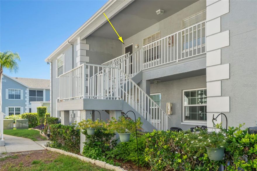 Beautifully Maintained 2BR/2BA Corner Condo in Hudson – Top Floor Unit!

Welcome to 12041 Hoosier Court Unit 202, a bright and inviting top-floor, corner unit located in a peaceful and well-maintained community in Hudson, Florida. This 2-bedroom, 2-bathroom condo is move-in ready and offers a perfect blend of comfort, style, and convenience. Inside, you'll find updated luxury vinyl plank flooring, a refreshed kitchen with brand-new appliances, and a spacious layout filled with natural light. Ceiling fans throughout the unit add to the comfort and functionality.

The home has been lovingly cared for, with a new A/C installed in 2020 and a water heater replaced in 2017. The in-unit washer and dryer are tucked away in their own closet on the screened-in lanai—perfect for enjoying morning coffee or relaxing in the fresh air. The unit also comes with a dedicated carport and a private outdoor storage unit. Even better, the furniture can be included, making this an easy, turnkey option for seasonal or full-time living.

The community offers a wide variety of social activities along with amenities like a beautiful pool and nearby shuffleboard courts. You'll enjoy low HOA fees that include water, trash, cable, internet, and access to the community pool, providing great value and peace of mind.

Whether you're seeking a winter getaway or a year-round home this charming condo has everything you need. Don’t miss out—schedule your private showing today!