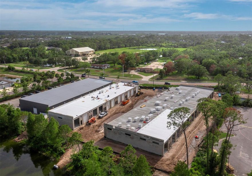 Under Construction. SR 64 EXECUTIVE STORAGE is a brand new, climate-controlled facility for the ultimate Car, RV, and Boat enthusiasts. Conveniently located off SR 64 and west of I75, the location is an easy drive from downtown Sarasota, Bradenton, and all the barrier islands. A safe and secure community comprised of 36 total condominiums, each individually owned. Many of the construction components are Hurricane Impact Rated per Miami-Dade Standards (CAT5) with concrete block and steel reinforcing using a high level of all construction materials. Each garage condo has a motorized 14' H x 12' W garage door with remote and keypad, separate pedestrian entrance, half bathroom, polished concrete floors, 16' ceilings, and more. Low association fees include water, and each unit is individually metered for electric. Safely store your most valuable assets, away from the storm surge possibilities and salty air. For those living on the islands and close to the water, your garage condo will provide shelter when you need to evacuate.