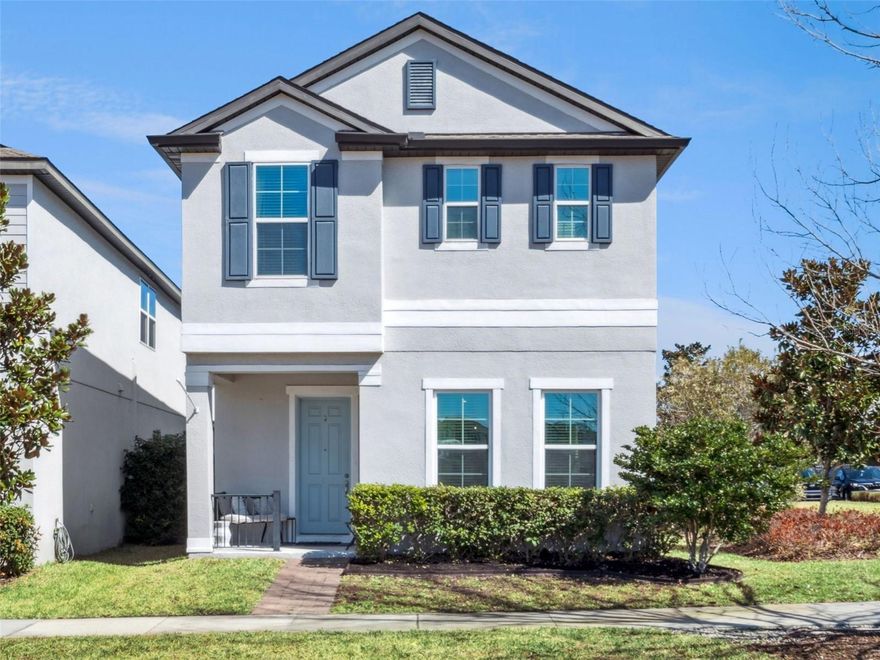 INCREDIBLE OPPORTUNITY to own this stunningly gorgeous 4 bedroom 2.5 bathroom corner lot home in the HIGHLY DESIRABLE community of Oakland Trails!  Boasting over 2200 sq. feet of living space this 2017 built gem is amply equipped to meet the needs of families of all sizes and is gushing with stylistic appeal!   Enter the home into a bright and positive feeling OPEN CONCEPT GREAT ROOM highlighted by newer(2024) luxury plank flooring, a large living/dining area, built-in OFFICE SPACE, and a half sized bathroom.  The kitchen is a CHEF'S DREAM featuring granite counters, a large eat-in island, stainless steel appliances, built-in oven and microwave, designer pendant lighting, closet style pantry, and a dedicated coffee/work station.  WOW!  Head upstairs and pass through the BONUS LOFT area into an OVERSIZED MASTER SUITE with tray ceilings, a large split vanity master bath, and a MASSIVE WALK-IN CLOSET equipped with built-in shelving and organizers.  The second floor also contains three secondary bedrooms, a full size hallway bathroom, and a large laundry room.  Additional features of the home include: a FULL SOLAR PANEL SYSTEM(providing significant energy savings), an oversized two car garage, built-in security system, and paver driveway.  The Oakland Trails community includes a community pool and clubhouse, dog park, playground, and walking trails.  Located minutes away from the WEST ORANGE TRAIL this area is a hotbed for outdoor recreation and is ZONED FOR EXCELLENT SCHOOLS!  In close proximity to major commuting highways, downtown Winter Garden, and ample shopping amenities, this is a PRIME LOCATION home and MOVE-IN ready for it's next owners.  DON'T DELAY!! Book your private showing today.