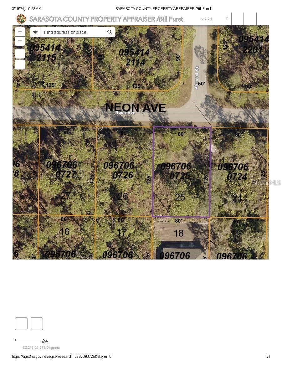 Nice lot and location in a growth area in Sarasota County, Build your own dream home. in the sunshine State! North Port has many activities to to enjoy, good schools, entertainment, Restaurants and shopping are all within a few miles from your quiet neighborhood home. North Port was the fastest growing city in the US. There is NO Home Owner Association or fee or due to pay. Also no requirement to build in a given period of time, therefore this can be an investment property for you also. This lot is Close to I-75, Sarasota's airport, and the beaches are not far off to sink you toes in the sand!
