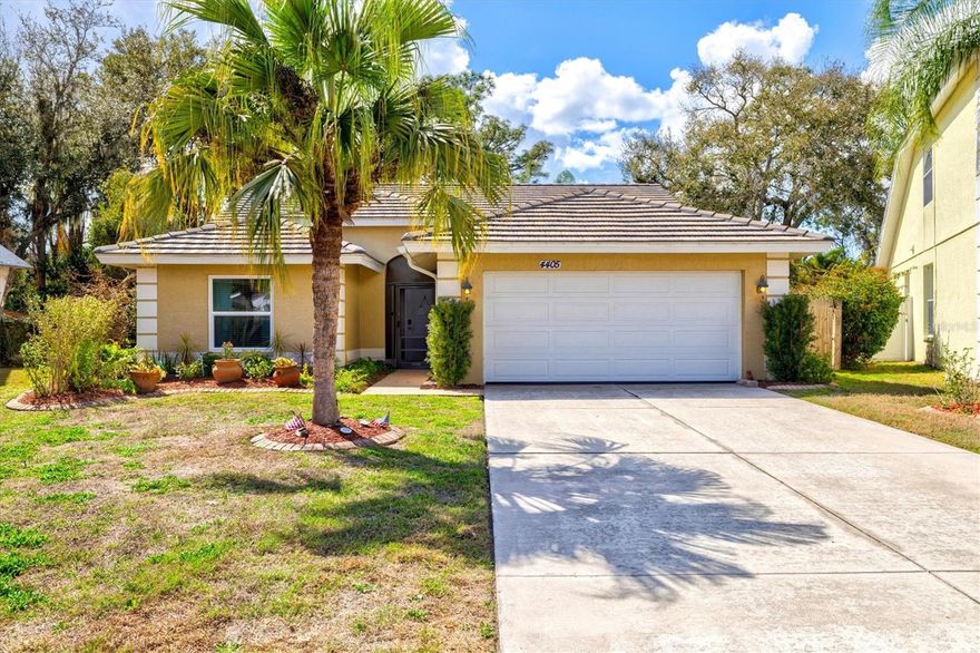 One or more photo(s) has been virtually staged. A HOME YOU DON'T WANT TO MISS — Beautifully maintained 3-bedroom, 2-bath single-family home in the sought-after community of Del Sol at Longwood Run. Offering 1,740 sq. ft. of living area on a generous 9,147 sq. ft. lot, this home features a newer roof (2017), and a newer AC system for peace of mind. The light floor plan showcases tile flooring, fresher interior and exterior paint, A new insulated and hurricane rated Garage door, Hurricane/Impact windows, New Pool Heater, Recently removed popcorn ceiling, Plantation Shutters in bedrooms, Jacuzzi tub with 11 jets in a remodeled bathroom, Closet Built Ins, and so much more. Low HOA and no CDD fees. Conveniently located near I-75, UTC, Malls, and the most luxurious living! Not far from Gulf beaches, public Golf Courses and so much more! This home offers the perfect blend of location, lifestyle, and lasting value. Schedule your showing today!