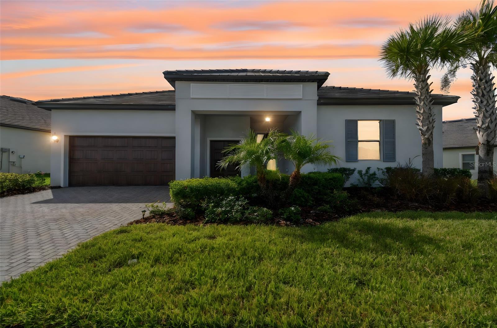 Upgraded 3-Bedroom Home on Premium Pond/Conservation Lot!
Beautiful 2,350 sq. ft. single-story home featuring 3 beds, 2.5 baths, and open-concept living with a gourmet kitchen, quartz counters, and large island. Enjoy outdoor living on the screened lanai overlooking a serene pond and conservation area.
Exterior highlights include a paver driveway, fully fenced yard, wood-look garage doors (2-car + golf cart), tile roof, and lush landscaping. Inside, a flex room offers space for an office, gym, or hobby room. The owner’s suite features a spa-like bath with dual vanities.
Upgrades include: newer LG appliances, interior/exterior fans & lights, fenced yard, and additional storage throughout.
Located in the resort-style Medley at Mirada community with lagoon access, the clubhouse which is the social hub of the community and hosts weekly events that are planned by the onsite lifestyle team. Amenities include; Fitness center, Heated Pool, Pickle Ball, Tennis Corts, trails, dog parks, and more. HOA covers exclusive clubhouse amenities plus ULTRAFi internet, cable, lawn care & exterior paint.
Minutes to I-75, Publix, dining, and the new Pasco Town Center.
Schedule your showing today!
