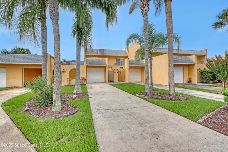 This beautifully maintained 3-bedroom, 3-bathroom townhouse offers the perfect blend of comfort, privacy, and modern convenience. One bedroom is conveniently located on the first floor, ideal for guests or a home office. Upstairs, you'll find two spacious bedrooms, each with its own private en-suite bathroom—perfect for roommates, family, or visitors. Both rooms are filled with natural light and feature generous closet space for all your storage needs. On the main level, an inviting open-concept layout seamlessly connects the living and dining areas, creating a bright, welcoming space for entertaining or relaxing. The functional kitchen is well-equipped and highlighted by mahogany wood throughout and travertine tile, giving it a warm, timeless feel. Additional features include a first-floor laundry room, ample storage, and designated parking. Don't miss the opportunity to enjoy low-maintenance living in a thoughtfully designed home close to everything you need!