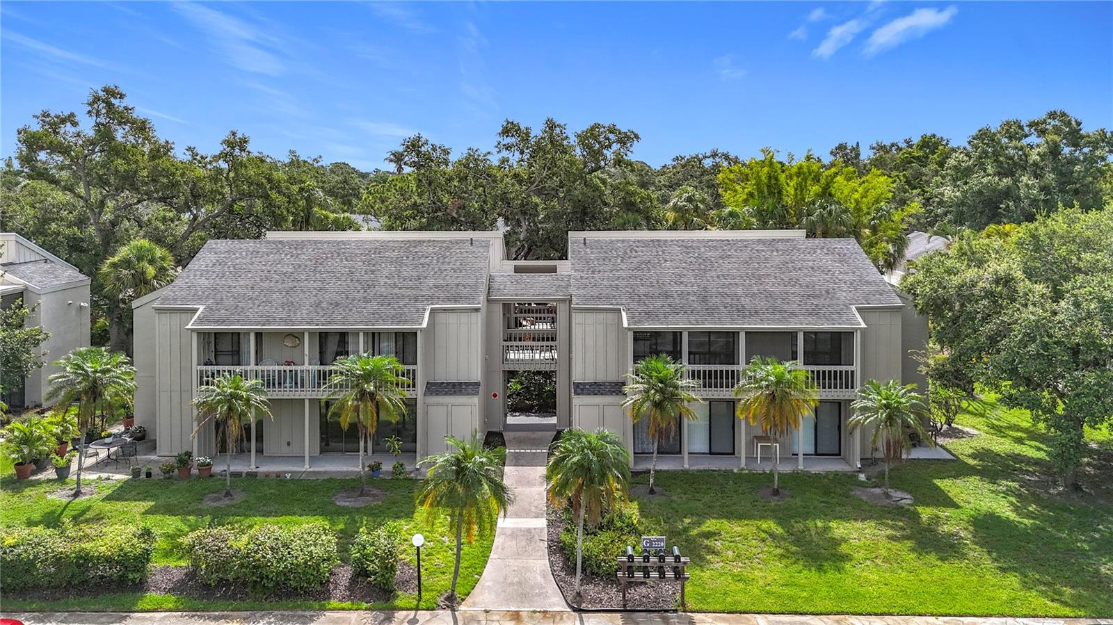 This completely furnished (with all kitchen supplies) condominium at Cordova Gardens. Just a few blocks away from downtown's vibrant restaurants, shops and art scene, Sarasota Memorial hospital, Southside village and Sarasota's best beaches. This really is an ideal location within the heart of Sarasota. This ground level 2 bedroom 2 bath home offers one of the largest 2 bedroom units at 1024 sq ft of living space with multiple lanai and outdoor seating areas. Popcorn ceilings removed and lots of new recess lighting installed. Each bedroom has it’s own bathroom (one with bath and one with shower. The kitchen features soft close draws, cabinets, appliances (refrigerator, dishwasher, microwave, toaster oven, coffee maker, disposal) and walls were removed to open it up and create a much better flow. You can enter the master bedroom from the kitchen or the front hall allowing for easy access when guests are staying. Cordova gardens is a maintenance free community with dues covering water, sewer, trash, pest control, insurance and external maintenance. Whether this is a part time, getaway or full time residence this unit offers everything you will need. This unit is located in the back of the development and is extremely quiet compared to others. There also has been soundproofing added between the floors to help reduce the noise. Rental policy allows for 6 month rentals. One parking spot is dedicated to unit and there is ample guest parking. A small exterior storage closet comes with the unit as well. There is a heated pool and rest rooms on the grounds directly across the parking lot from the unit. There a two charcoal grills to use as well. No noise heard from pool area.