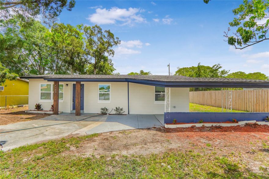 Completely renovated 3 bedroom 1 bathroom home located in the heart of East Orlando!  This move-in ready property features a new roof, new electricity throughout, and new Air Conditioning system-all with permits for peace of mind.  Situated on a spacious, fully fenced lot.  The home offers plenty of room for outdoor activities, entertaining, or future expansion.  A standout feature is the oversized bonus room in the rear equipped with its own mini-split system, perfect for a home office, gym, or easy converted into a 4th bedroom.  Centrally located near major highways, shopping, dining, and Orlando International Airport.  A must-see!!!