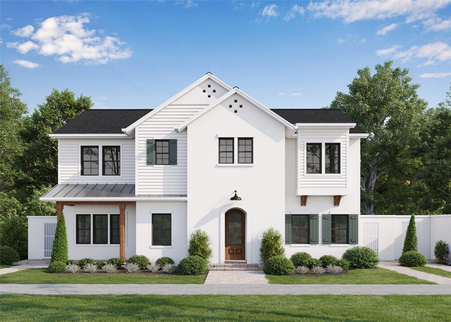 Pre-Construction. To be built. Welcome to The Enclave at Winter Park—an exclusive collection of architecturally distinctive residences crafted by FG Schaub Custom Homes, blending timeless character with modern luxury. 
901 Enclave Place (Lot1) is a thoughtfully designed courtyard home offering an elegant yet functional layout centered around private outdoor living. A charming covered front porch and welcoming foyer lead into an expansive open-concept gathering and dining space, seamlessly connected to a designer kitchen featuring a large center island, walk-in pantry, and effortless flow for entertaining.
At the heart of the home, a covered lanai and courtyard create a true indoor-outdoor lifestyle—perfect for year-round enjoyment and intimate gatherings. The first-floor primary suite is a private retreat with a spacious walk-in closet and spa-inspired bath, complemented by a convenient powder bath and laundry/pantry area. Upstairs, you’ll find a well-appointed layout including an second primary suite with a luxurious bath and oversized closet, a additional bedroom, full bath, and a versatile gathering loft—ideal as a media room, office, or flex space.
Designed with both comfort and sophistication in mind, this residence showcases clean architectural lines, abundant natural light, and carefully curated indoor and outdoor living spaces. Located within a boutique enclave of just a limited number of homes, residents will enjoy a serene setting surrounded by mature trees and thoughtfully designed community green space.
Experience the best of Winter Park living with close proximity to renowned dining, shopping, and top-rated schools—all within one of the area’s most sought-after new communities.