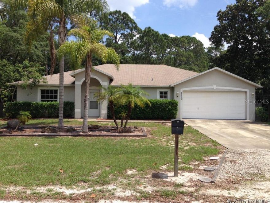 Come see this beautifully renovated concrete block split plan with laminate wood floor, carpeted bedrooms and fresh paint throughout the inside.  This 3 bedroom, 2 bath home built in 2003 has a great open floor plan with a huge living room, vaulted ceilings, recessed entertainment center, formal dining and separate family room or misc living space that could be used as an office/den.  The large kitchen has a new Whirlpool dishwasher and stove, great breakfast nook and breakfast bar making for lots room to eat.  The large fenced in backyard is a great addition and is very quiet and peaceful.  Sit on your screened in back porch and enjoy those great afternoon breezes.  There is an inside laundry just off the breakfast nook and attached two car garage.  This is a Fannie Mae HomePath property! ;Water: City