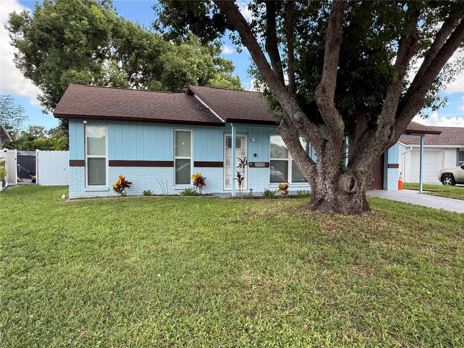 Cozy and well-maintained single-family home available for rent! This 2-bedroom, 1-bath home features an attached garage, spacious driveway, and a large shaded front yard with mature trees. Inside, enjoy a bright and comfortable living space with plenty of natural light. Conveniently located near shopping, dining, schools, and major roadways. Perfect for those looking for a quiet and welcoming neighborhood to call home.
