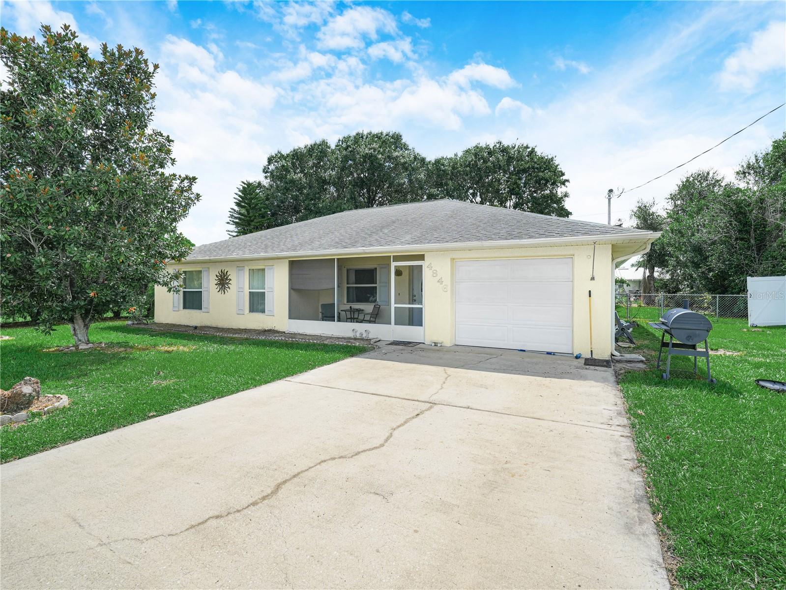 Welcome to this charming 3-Bedroom Block Home with No HOA – Move-In Ready! This is a spacious and well-maintained single-family home in the heart of Lake Wales, offering 1,480 sq. ft. of comfort, convenience, and charm — all for just $265,000!
Built in 2004, this solid block construction home features 3 bedrooms, 2 full baths, and a thoughtful layout that blends functionality with style. You'll love the combination of tile flooring in the main living and dining areas, wood laminate in two of the bedrooms, and carpet in the master suite. The kitchen comes fully equipped with a refrigerator, stove, microwave, and dishwasher — plus a washer and dryer are included, making this home truly move-in ready. The home is also partially furnished with beds and a dining room table for your convenience. Enjoy Florida living with both a front and back porch — perfect for morning coffee or evening relaxation. The fenced-in back yard offers privacy, play space, and room to garden or entertain. There’s even a shed for extra storage and a garage for secure parking. No HOA means no extra fees or restrictions — a rare find. This home is conveniently located near shopping, dining, and everything Lake Wales has to experience. This home is ideal for families, first-time buyers, or snowbirds looking for their own slice of sunshine. Don't miss out on this gem! Schedule your private showing today and make this home yours before it's gone.