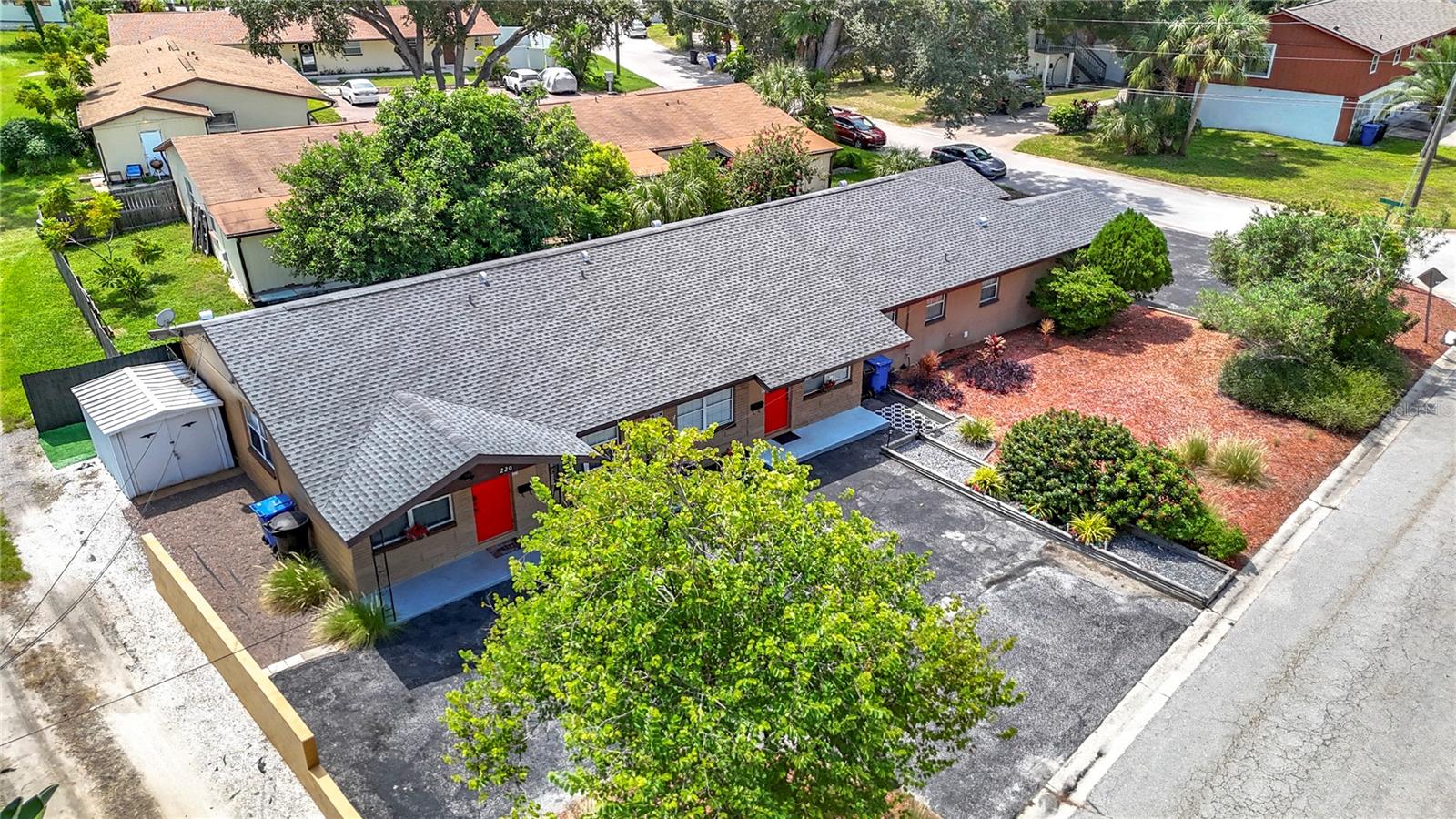 Stylish furnished rental in Northeast St. Pete! This 1-bedroom, 1-bath home offers a bright open layout, updated tile flooring, and in-unit washer/dryer. Fully furnished and move-in ready — perfect for traveling professionals or temporary housing. Off-street parking included. Utilities provided with a $150 monthly electric cap. Available for month-to-month or mid-term stays. Secure Yale smart lock and quiet residential location close to downtown St. Pete and beaches.