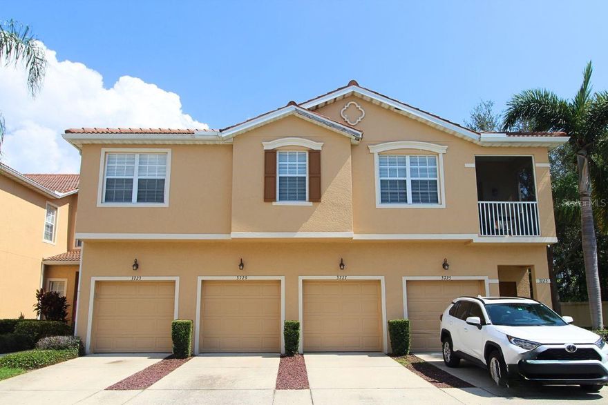 Apply within 24 hours of your conducted showing and once approved you will be credited your application fees towards your first full month's rent! You're sure to love this spacious 3-bedroom, 2-bathroom condo in Parkridge! At over 1,400 sq ft, this condo also has an attached 1-car garage for added storage! This unit is conveniently located by the rear gate, with easy access in and out of the complex, and no noise from University Parkway! Not only is this unit in a great location, but it is also near tons of guest parking, allowing your friends and family to visit you with ease. The kitchen features hardwood cabinets for all of your storage needs, counter space for all of your meal prepping, a breakfast bar for casual dining, and stainless steel appliances, including refrigerator, stove, dishwasher, and microwave. The open living and dining area is perfect for entertaining guests all year round, while plush carpet and neutral paint throughout make decorating a breeze. The primary suite is soon to become your daily retreat, with a spacious walk-in closet, and an en suite bathroom for added privacy. The two additional bedrooms include roomy closets and are the perfect size for your extended family or home office. Enjoy the luxury of relaxing on your private screened lanai, creating the perfect setting for savoring your morning coffee and enjoying the tranquil lake views located on the backside of the building! Washer and dryer located in the hallway storage closet for convenience. Basic cable, trash, and pest control are all included in rent. Sorry, no pets.

Parkridge is a gated community with lush native landscaping and a heated resort-style pool. Centrally located on the University Park corridor, you will also be in close proximity to the wonders of University Town Center in Sarasota where you can shop, dine, and unwind in style! Ryntal Property Management has partnered with Obligo to provide a security deposit alternative to qualified renters! Call today for more information. Submit all applications to Ryntal Property Management ONLY!

Qualifications: We run a complete background check that includes credit,  income, verification, prior landlord and eviction history. In terms of credit, Parkridge Association requests that applicants have a minimum credit score of 690.