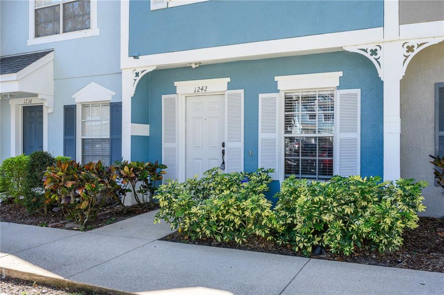 Lake front 2/2.5 townhome in the gated Chase Townhome community on Bel-Air Lake! From the back porch you'll enjoy the quiet solitude of this beautiful natural lake. Freshly painted. located in a conservation area. The first floor is a spacious open plan with a half bath. There's a screened porch with a storage closet overlooking the lake and peaceful private view. The master and a guest bedroom are upstairs, and both have end suite bathrooms, with the master having a lake view. The roof was replaced in 2021 and the exterior was re-painted 2022.