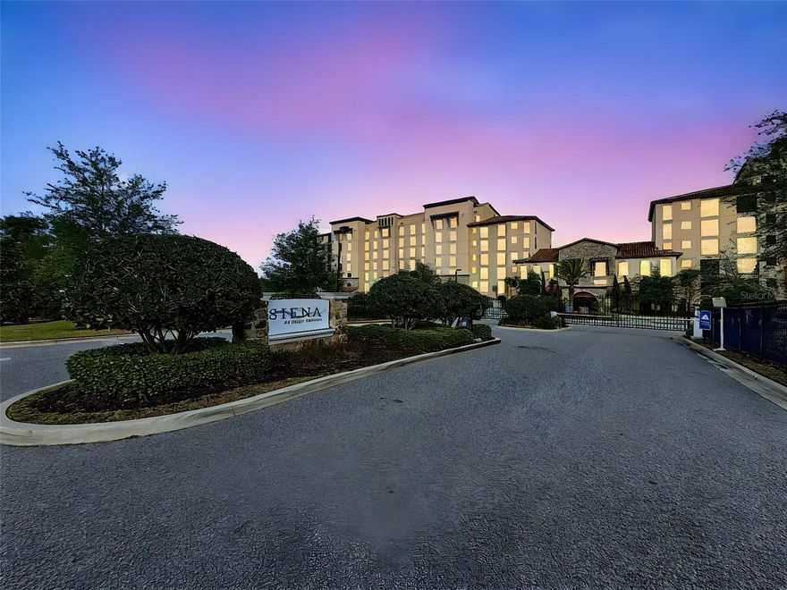 Experience luxury living at Siena at Bella Collina with this stunning 5th-floor condominium at 16300 County Road 455, Unit 511. Built in 2019, this elegant residence offers three bedrooms and three bathrooms. Enjoy breathtaking views of the community pool and the serene Lake Siena right from your living area and private back porch. Imagine starting your day watching the beautiful sunrise over the lake from your east-facing porch.
Inside, you'll find a sophisticated blend of comfort and style. The main living areas feature sleek and easy-to-maintain porcelain tile flooring, while the bedrooms offer the cozy feel of carpet. Residents of Siena at Bella Collina enjoy access to exceptional amenities, including a heated pool with picturesque lake views, a convenient BBQ area for outdoor gatherings, a 24-hour fitness center to support your active lifestyle, a well-equipped conference room, and relaxing covered poolside seating. 
For peace of mind, the community is gated and features onsite security. This unit includes two dedicated parking spaces for owners, with additional parking available for guests. This is an incredible opportunity to embrace a refined and convenient lifestyle in Bella Collina!