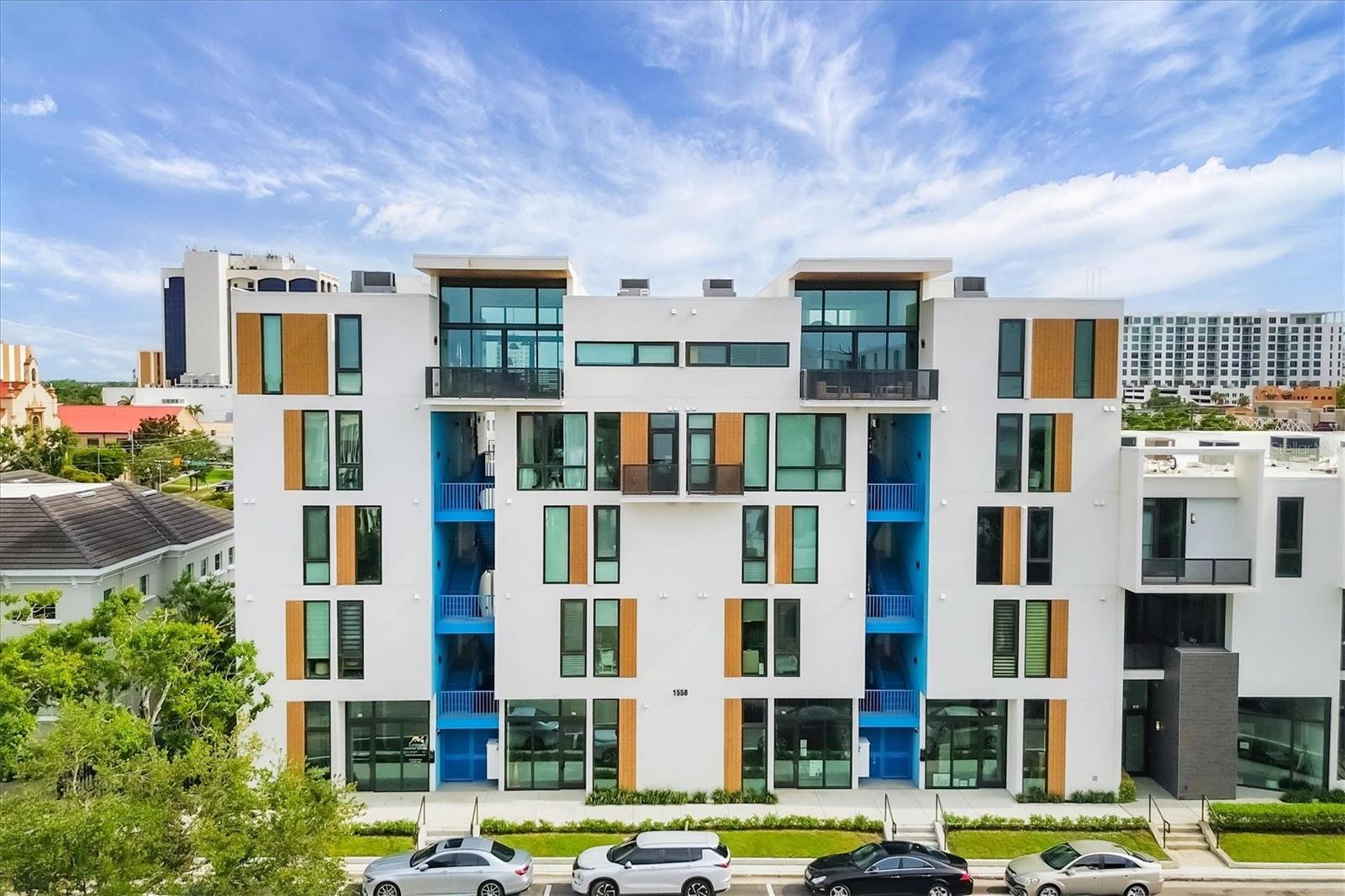 Wonderful opportunity to rent this new fully furnished two-bedroom, two-bath in the Zahrada 2 building, in the heart of the Rosemary District. Go out your front door and take the elevator down to dozens of downtown restaurants, bars, galleries, theatres and beautiful Sarasota Bayfront. You are just a short distance from the Saturday morning farmers market and Whole Foods. This light and bright condominium has an outstanding balcony that overlooks the downtown city lights, ample living space and a gorgeous contemporary kitchen. Enjoy the added convenience of a full-size washer/dryer and covered parking on the adjacent back alley. Call for your private showing today.