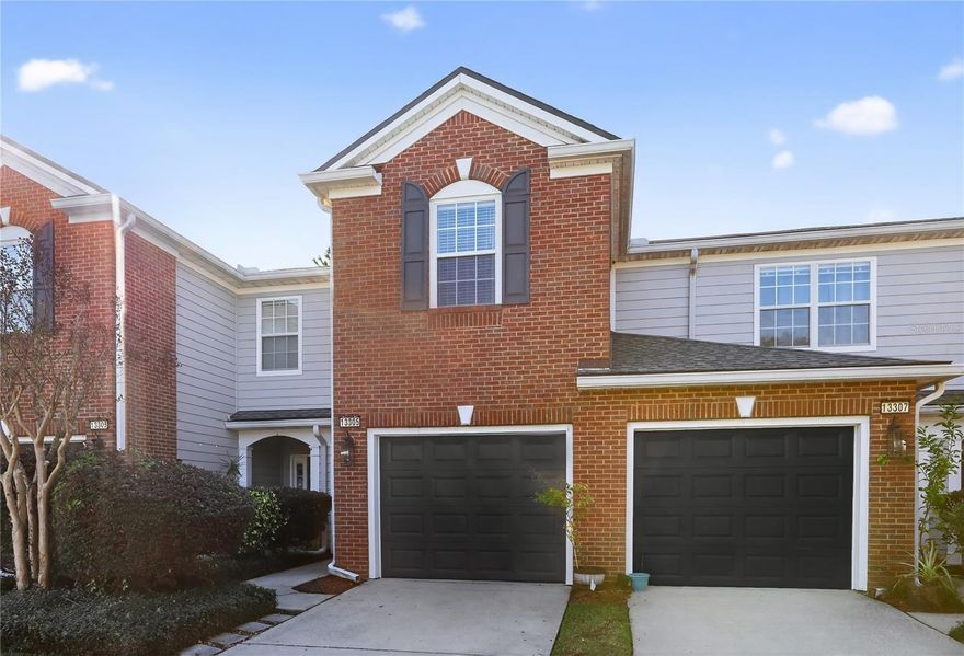 One or more photo(s) has been virtually staged. Spacious  3BR / 2.5 BA townhome (1682 sqft) in GATED community of WOLF CREEK.   ALL NEW Stainless APPLIANCES.  Flooring is NEW Luxury Vinyl. NEW Interior paint throughout. CANCEL your gym membership with the HUGE, gorgeous community RESORT-Style POOL and FITNESS CENTER.  ROOF (2020), HVAC (2023).  PRIVATE wooded area behind w/ SCREENED BACK PORCH — offering privacy and a peaceful place to relax.  LAUNDRY closet UPSTAIRS for convenience.  Pull into your 1 Car-GARAGE, CONVENIENT for direct access to KITCHEN for unloading groceries. Townhome is a PULTE built home.  Wolfcreek is a well-regarded, above average townhome community known for its welcoming atmosphere, RESORT-STYLE amenities.   And the BEST for LAST ***5 miles / 15 MIN to the beautiful ATLANTIC OCEAN ***.