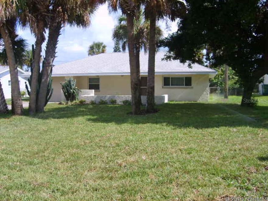 Walk to the beach from this 2 bedroom, 2 bath home in Silver Sands!  Newly painted in living room, dining room and hallway. New AC for low monthly utility bills. Large Florida Room. Fenced backyard. Sprinkler system on well.  First, last and security ($1,450) to move in. Excellent rental references required.