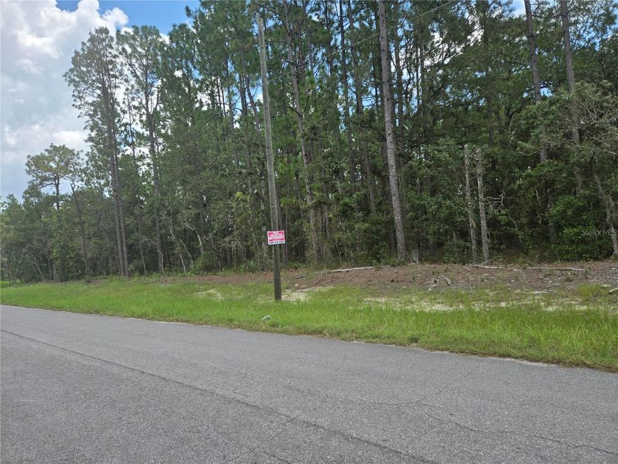 Large lot. More than three quarters of an acre. Build your dream home. Enjoy Florida living.