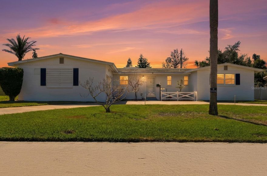 Beachside opportunity just steps from the Halifax River and walking distance to Andy Romano Beachfront Park! This 4 bedroom, 2.5 bathroom home offers 1,742 sq ft of living space with a flexible floor plan, and an enclosed back porch. The property also features a two-car garage. Located south of Granada Blvd in a highly desirable Ormond Beach neighborhood, you're within walking distance to restaurants, shopping, and Belair Plaza. Well-maintained throughout and includes an updated FPL electrical panel. Being sold ''AS IS'', and is furnished at no additional value. The inclusion of furnishings shall not constitute a basis for price reduction or credit. If Buyer elects not to accept any or all furnishings, Seller may remove such items prior to closing, and the purchase price shall remain unchanged.