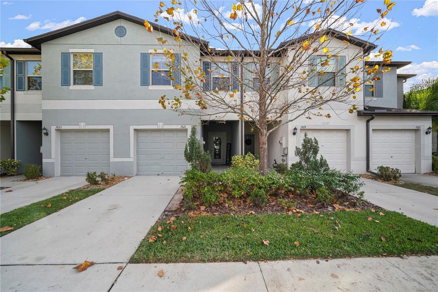 Welcome to 7621 Ginger Lily Ct, a beautifully designed 3-bed, 2.5-bath townhome in the desirable Touchstone community of Tampa. This well-appointed Lennar Hampton-style townhome offers 1,634 sq. ft. of thoughtfully planned living space featuring a bright open floorplan, tile floors throughout the main living areas, a spacious loft upstairs that is perfect for a home office or lounge area, and a relaxing 5’ x 17’ lanai that is ideal for morning coffee or evening sunsets. The one-car garage provides convenience and additional storage.

As a townhome, this property offers a truly low-maintenance lifestyle so you can spend more time enjoying life and less time on upkeep. Nestled in the Touchstone master-planned neighborhood, this home enjoys a prime location with easy access to Tampa’s best shopping, dining, and entertainment. Touchstone offers residents a true sense of community with sidewalks for leisurely walks, nearby parks, and green spaces that create a welcoming, family-friendly environment. The neighborhood is part of a growing Tampa enclave with a mix of well-designed townhomes and single-family homes, delivering both style and value for modern living.

Whether you are starting out, downsizing, or simply seeking a low-maintenance lifestyle close to all that the Tampa Bay area has to offer, this home delivers comfort, convenience, and community all in one perfect package.