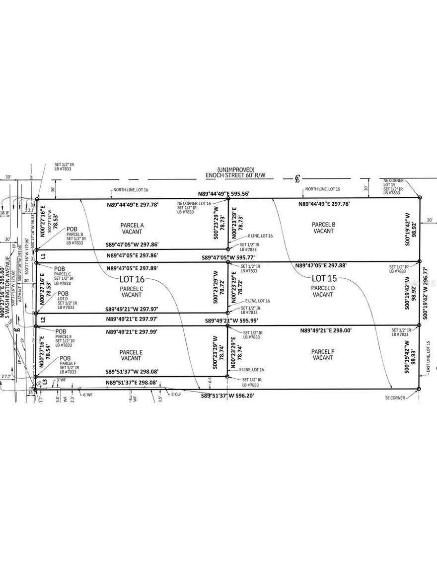 Six Oversized residential lots totaling 4.04 Acres in the heart of Apopka, ready to be built. call for mor details.