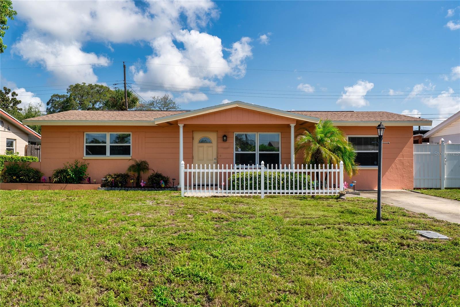 Come home to this adorable starter home, unpack, and start enjoying the Florida lifestyle… because there’s not much else have to do besides settle in! With a renovated kitchen and bathroom, carpet and tile in wonderful condition, and a newer roof (2019) and AC (2022), it’s an overall immaculate home… which leaves you plenty of time to kick back and enjoy! The seller also enclosed the carport a while back, so you have additional living space for whatever… home office, home gym, yoga studio, playroom… you name it! There’s also that wonderful screened porch out back, and a huge backyard to add a pool or whatever your heart desires! You can be to Redington Beach in under 10 minutes… literally… and everything else you might possibly want or need can be found on Park Boulevard… It’s an incredibly convenient location!