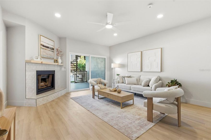 THIS COMMUNITY DID NOT FLOOD NOR DID IT HAVE FLOOD DAMAGE. Ciega Verde is 15+ feet above sea level. There is an 8 foot crawl space under the building. The building is concrete and the walls are concrete, the windows are all hurricane rated, and there was Zero water damage. The Highly Desirable Ground Floor unit was renovated in 2026, and purchased out of an estate sale. The unit was not lived in for 20+ years, and went under a head to toe Renovation.  The Kitchen, Bathrooms, Hurricane slider, PGT Pass Through Window, Vinyl flooring, and all High-end finishes were all updated in 2026. The unit was Professionally designed by a Local Firm and faces the pool. Easy Rear Ramp Entry, gives those you do not like steps.  
Ciega Verde is 33-unit community with 15 boat slips, and is located in Tierra Verde, an upscale barrier-island neighborhood just south of St. Petersburg between Boca Ciega Bay and the Gulf of Mexico. This unit is completely move-in ready and is ideal for seasonal or year-round living. Tierra Verde offers restaurants, marinas, boating and fishing access, and is a quick drive to the countries best State Park, Fort De Soto Park. Ciega Verde is a landscaped well, and theres a very relaxed and community vibe here. The unit comes with 2 parking spaces, one covered one not. Big dogs allowed.